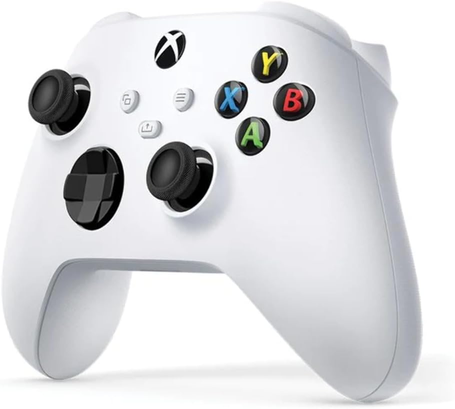 51wNvBveUeL._AC_SL1000_.jpg Microsoft Xbox Core Controller - Robot White Buy Online at Best Price in KSA - Souq is now Amazon.sa: Videogames - الصورة 1