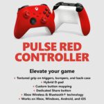⁦Microsoft Xbox Wireless Controller (Pulse Red)  Buy Online at Best Price in KSA - Souq is now Amazon.sa: Videogames⁩ - الصورة ⁦2⁩