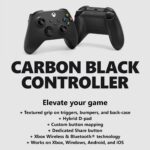 ⁦Xbox Core Controller - Carbon Black  Buy Online at Best Price in KSA - Souq is now Amazon.sa: Videogames⁩ - الصورة ⁦2⁩